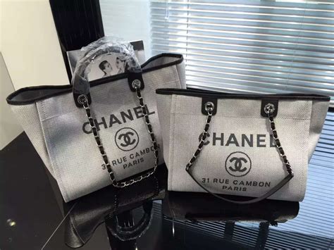 chanel deauville replica|chanel deauville tote small.